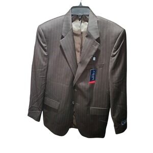 Chaps Suit Jacket Wool Men's‎ Gray 40"